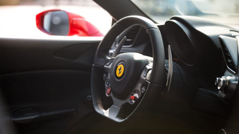 Ferrari 488 GTB interior